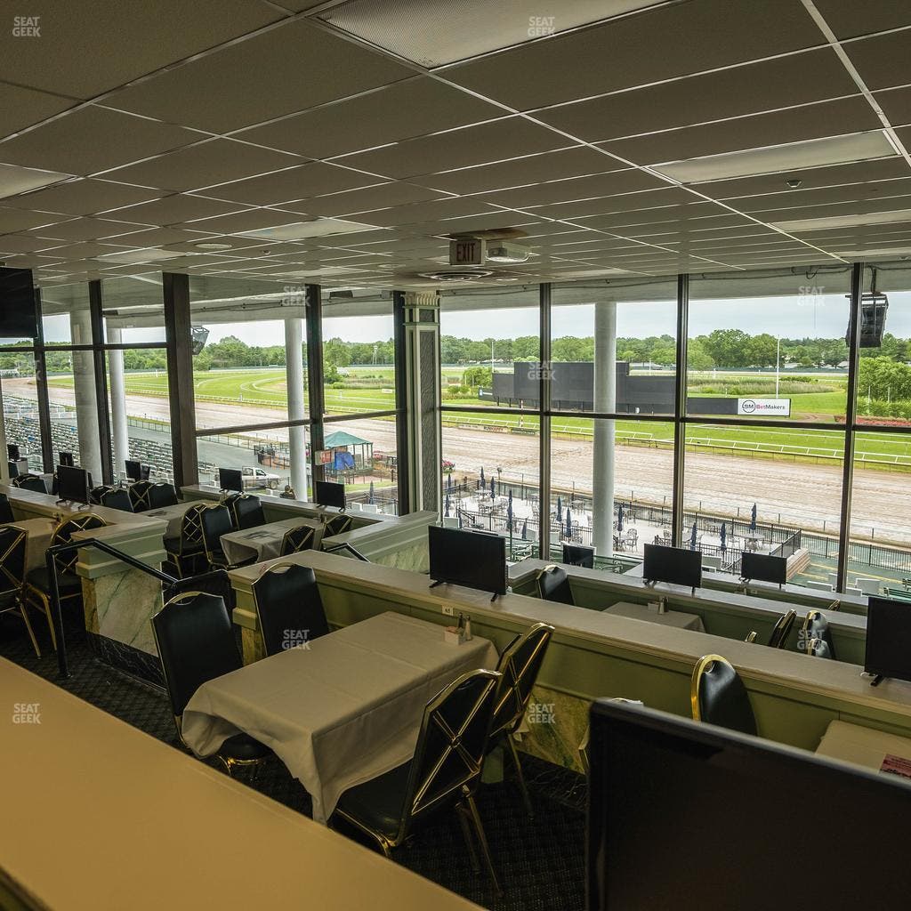Monmouth Park - Section Dining Club Table 76 Seat View