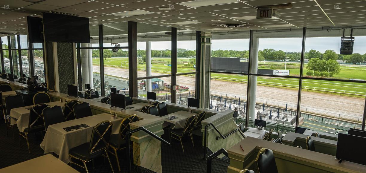 Monmouth Park - Section Dining Club Table 77 Seat View