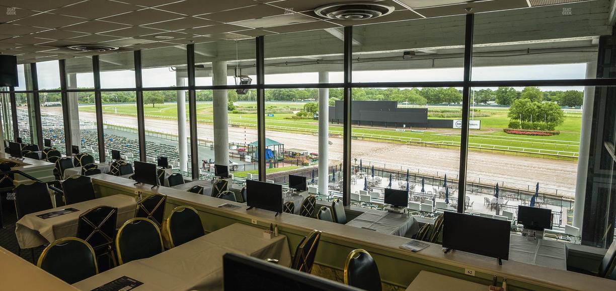 Monmouth Park - Section Dining Club Table 80 Seat View