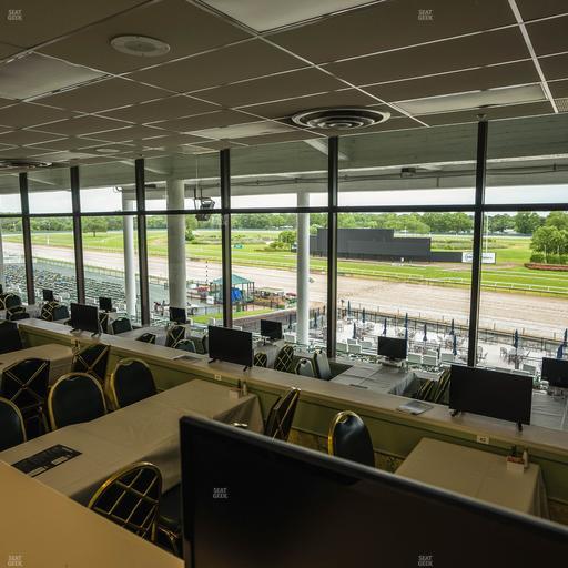 Monmouth Park - Section Dining Club Table 80 Seat View