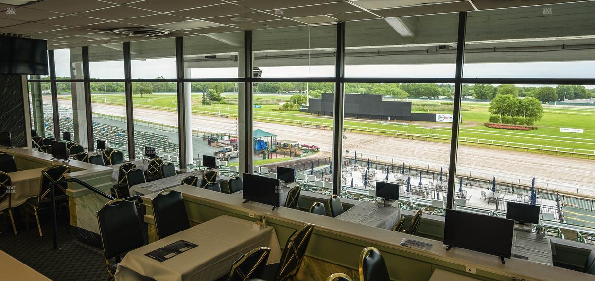 Monmouth Park - Section Dining Club Table 81 Seat View