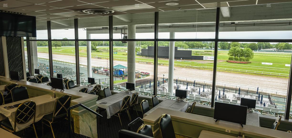 Monmouth Park - Section Dining Club Table 82 Seat View