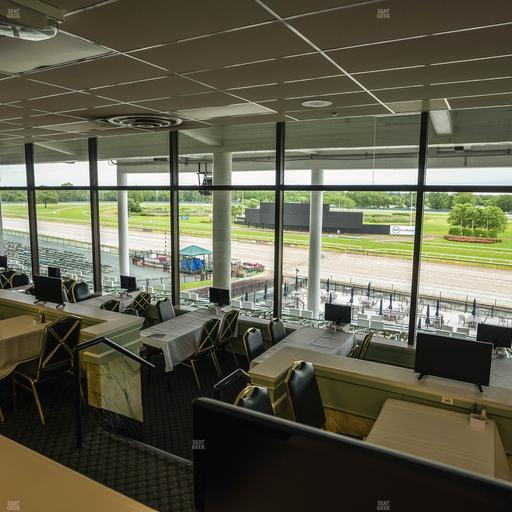 Monmouth Park - Section Dining Club Table 82 Seat View