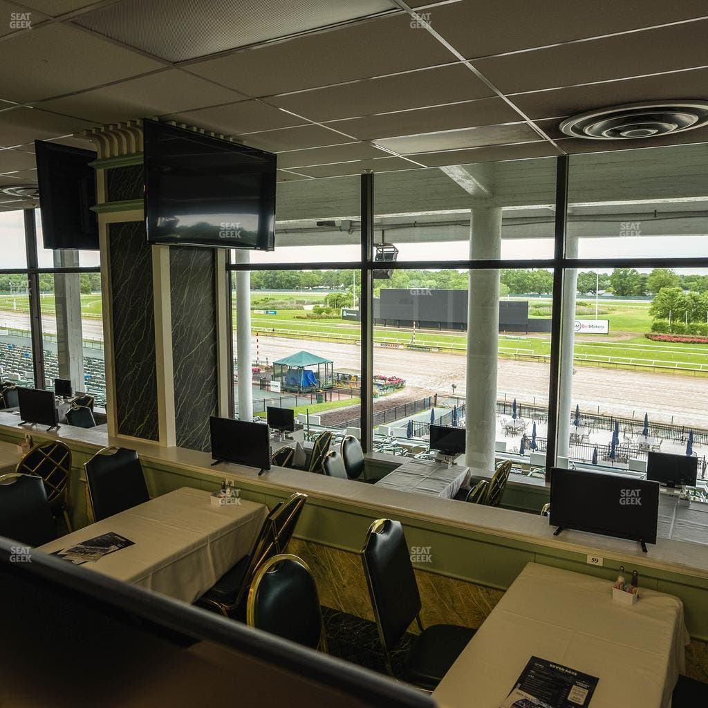 Monmouth Park - Section Dining Club Table 83 Seat View