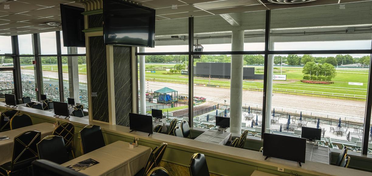 Monmouth Park - Section Dining Club Table 83 Seat View