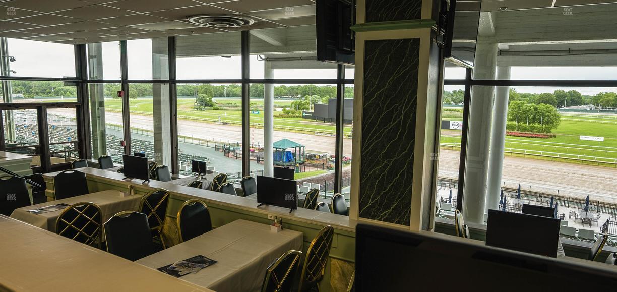 Monmouth Park - Section Dining Club Table 84 Seat View