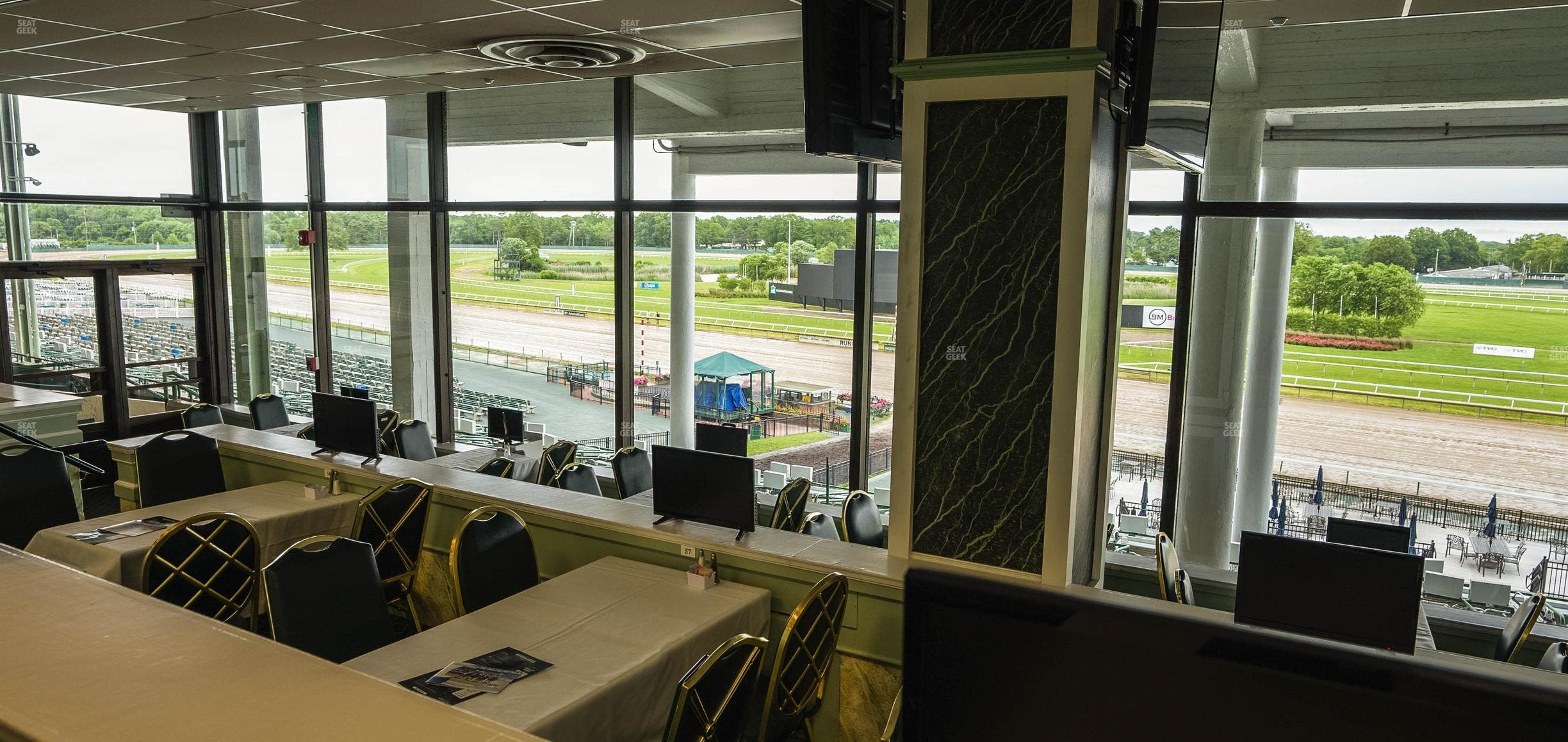 Monmouth Park - Section Dining Club Table 84 Seat View