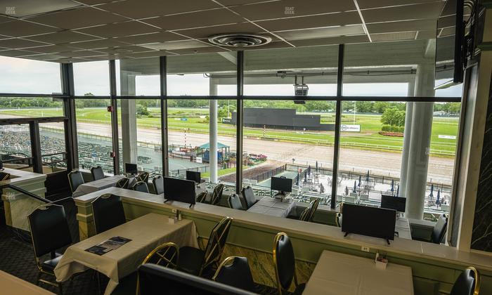Monmouth Park - Section Dining Club Table 85 Seat View