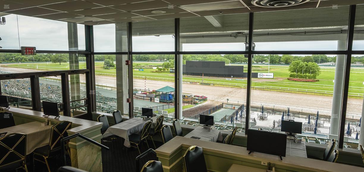 Monmouth Park - Section Dining Club Table 86 Seat View