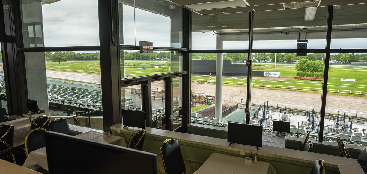 Monmouth Park - Section Dining Club Table 87 Seat View
