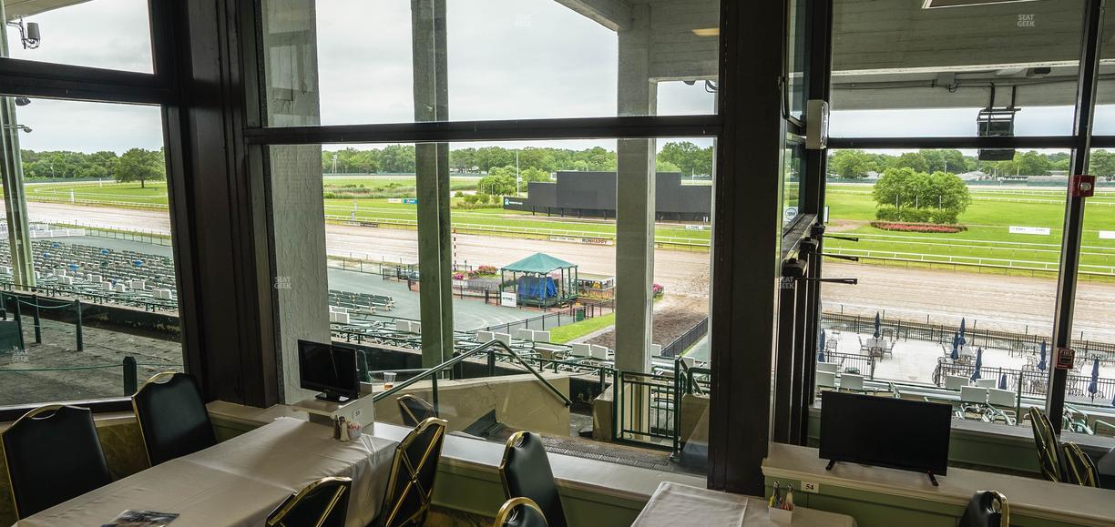 Monmouth Park - Section Dining Club Table 88 Seat View