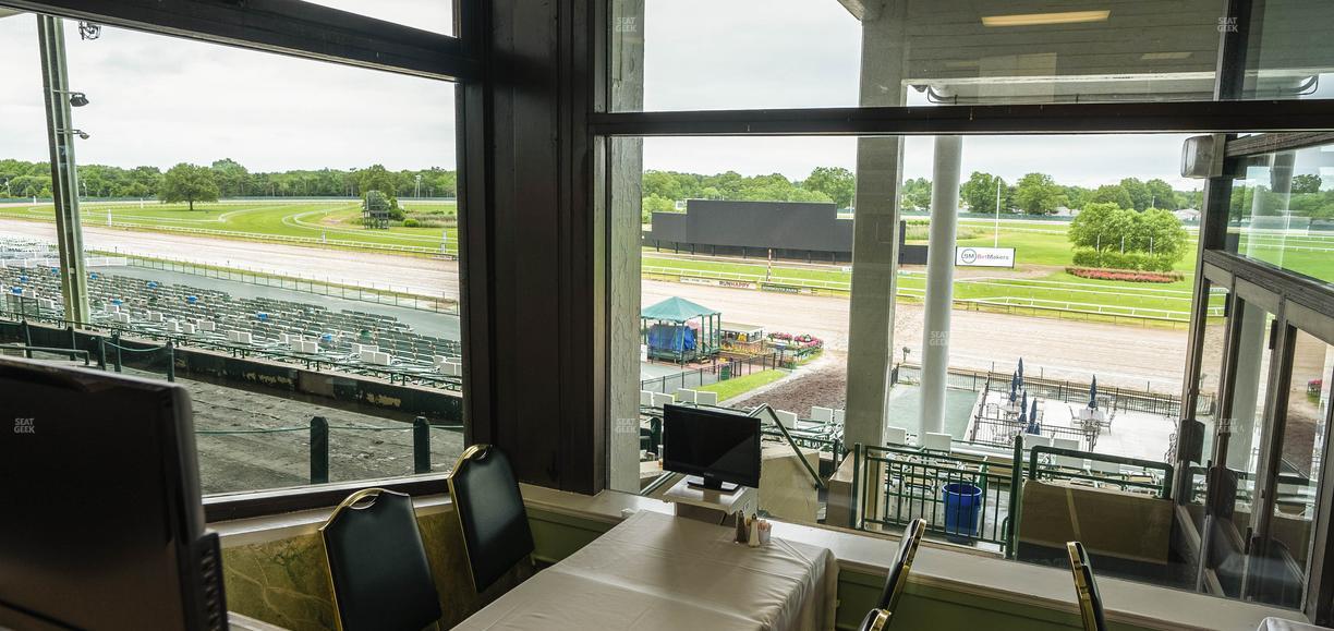 Monmouth Park - Section Dining Club Table 89 Seat View