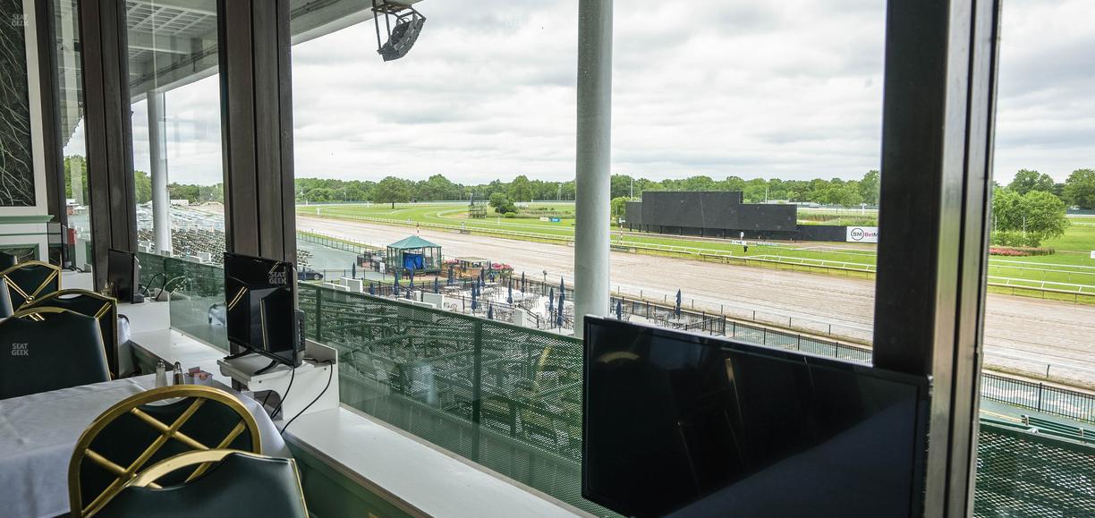 Monmouth Park - Section Dining Club Table 9 Seat View