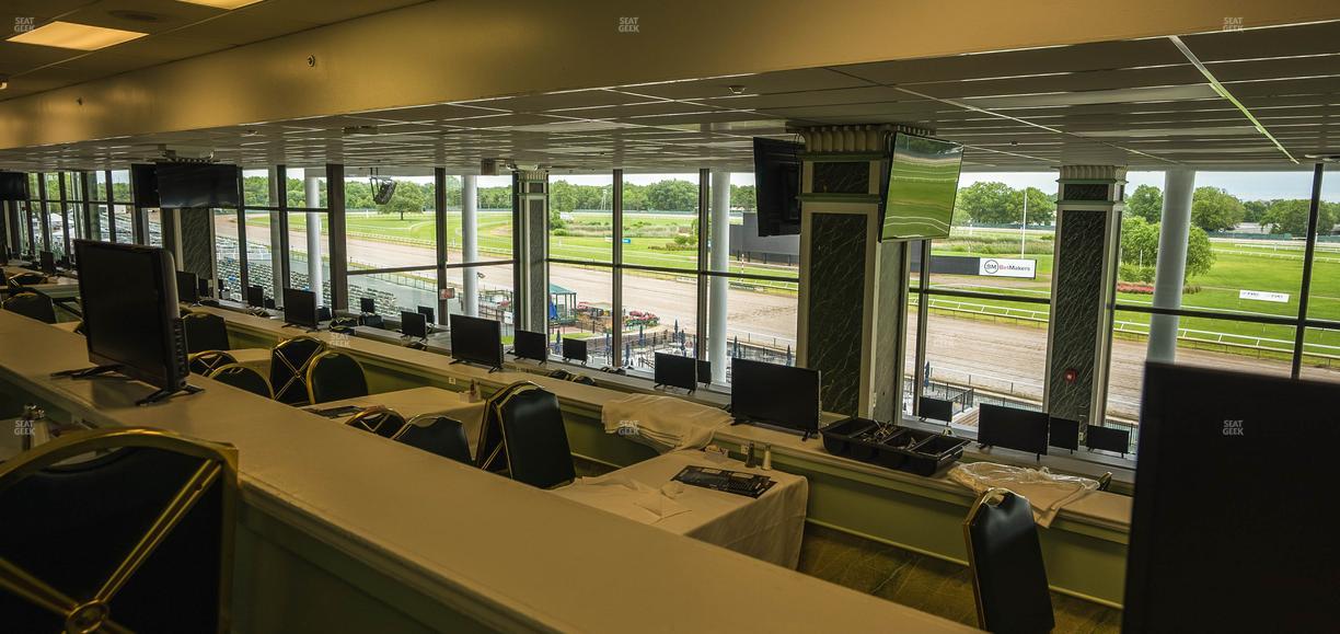 Monmouth Park - Section Dining Club Table 90 Seat View
