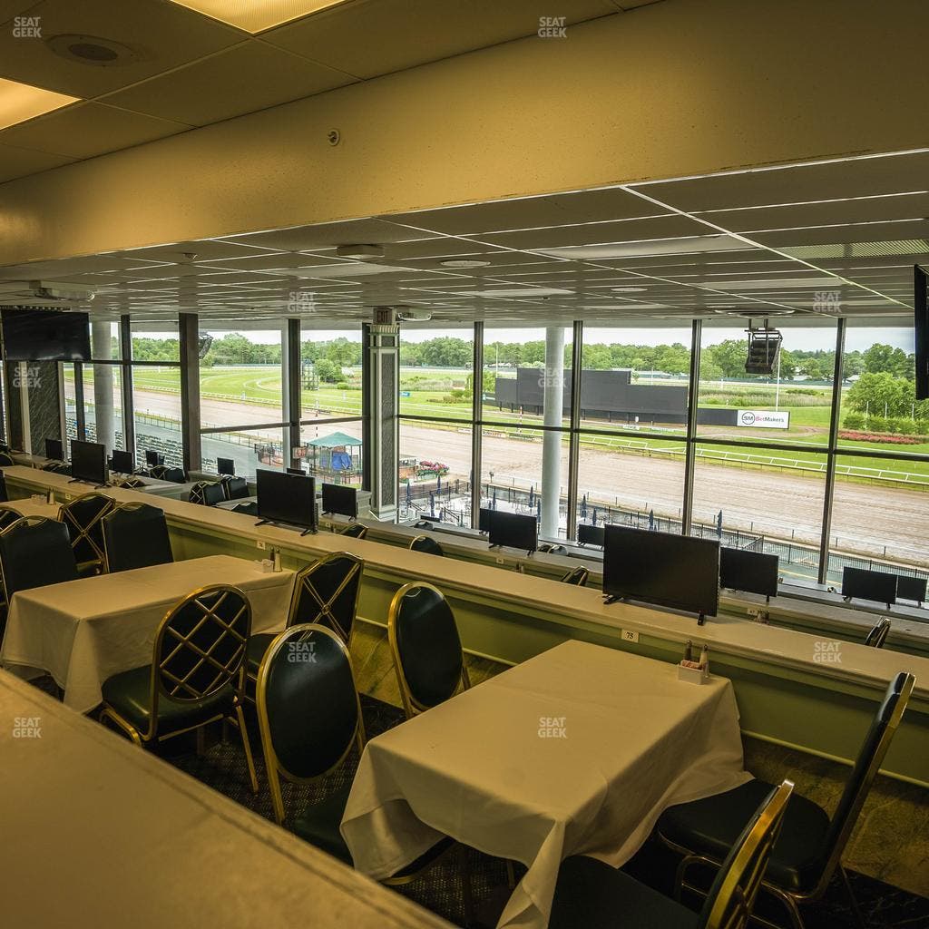 Monmouth Park - Section Dining Club Table 91 Seat View