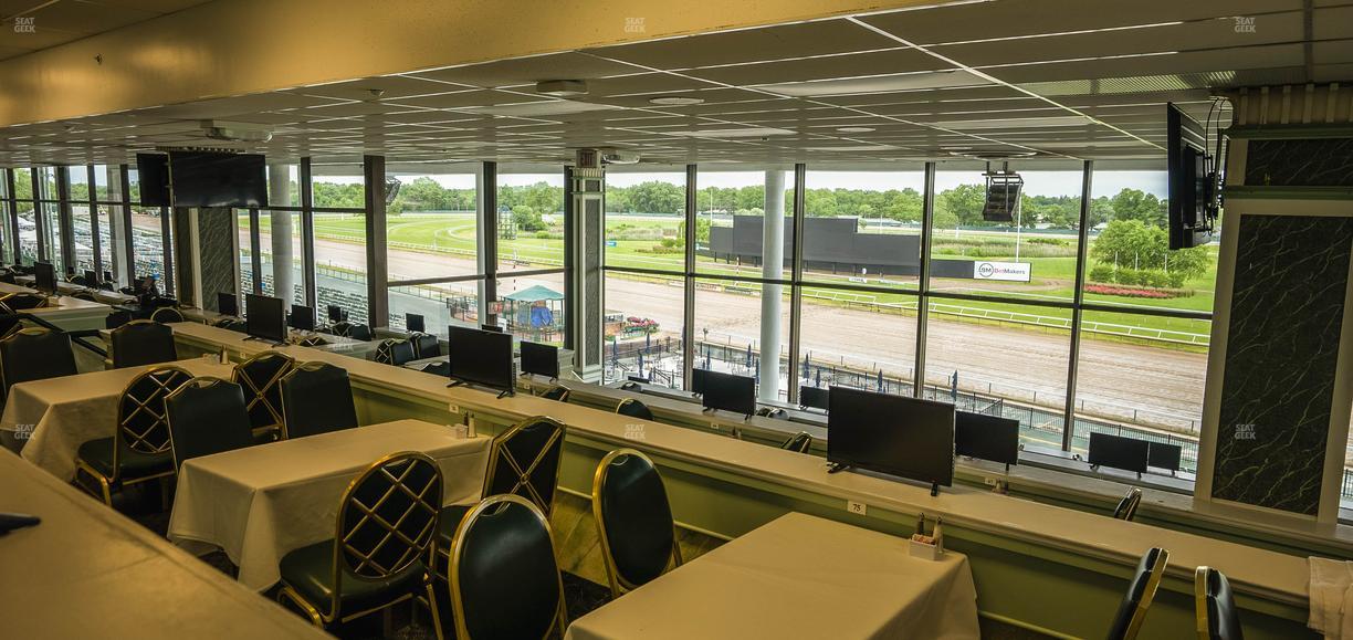 Monmouth Park - Section Dining Club Table 91 Seat View