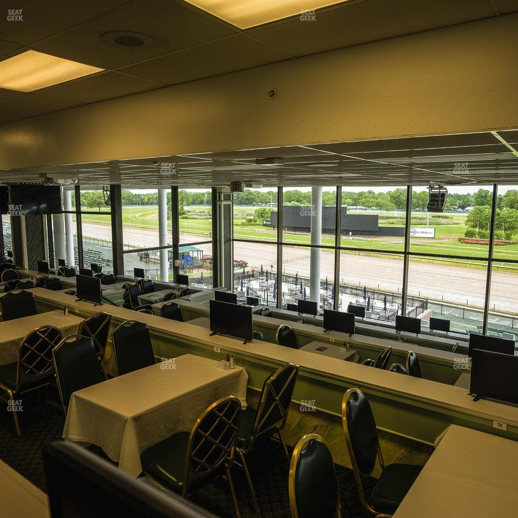 Monmouth Park - Section Dining Club Table 92 Seat View
