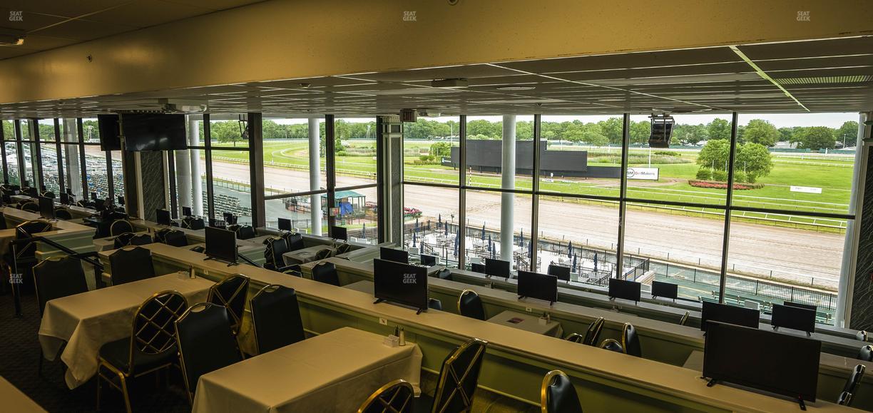Monmouth Park - Section Dining Club Table 92 Seat View