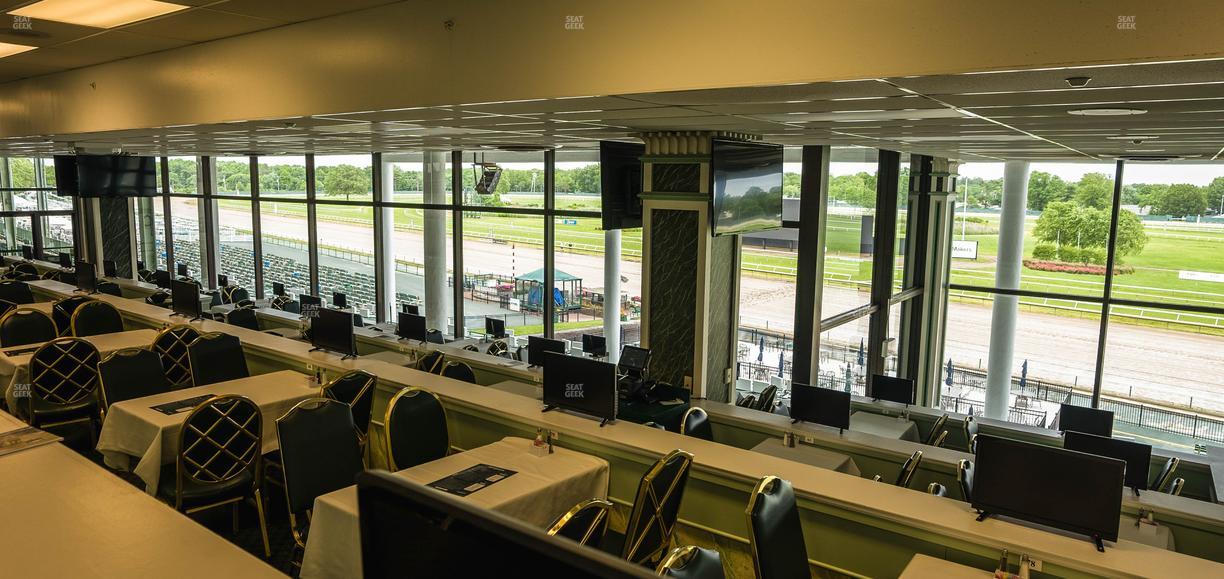 Monmouth Park - Section Dining Club Table 95 Seat View