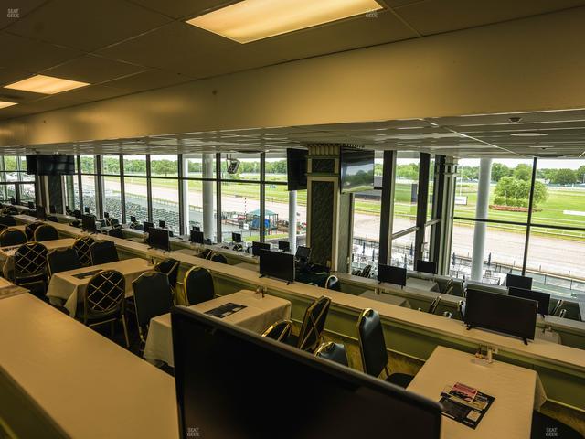 Monmouth Park - Section Dining Club Table 95 Seat View