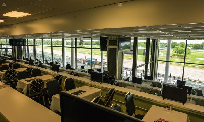 Monmouth Park - Section Dining Club Table 95 Seat View