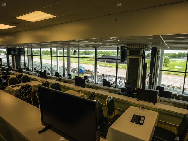 Monmouth Park - Section Dining Club Table 96 Seat View
