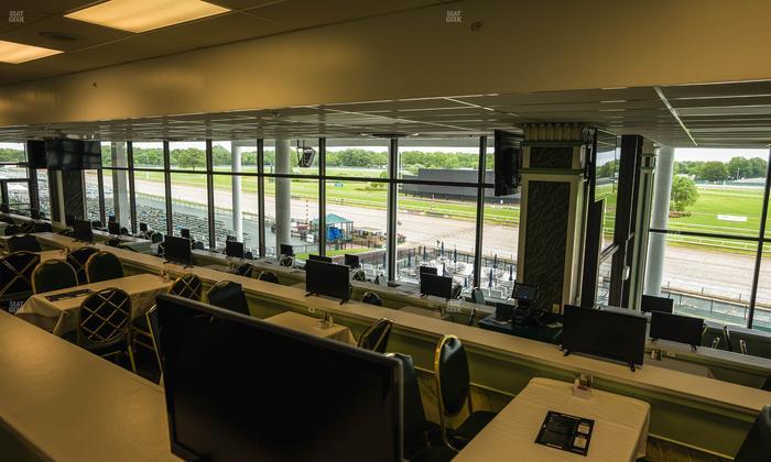 Monmouth Park - Section Dining Club Table 96 Seat View