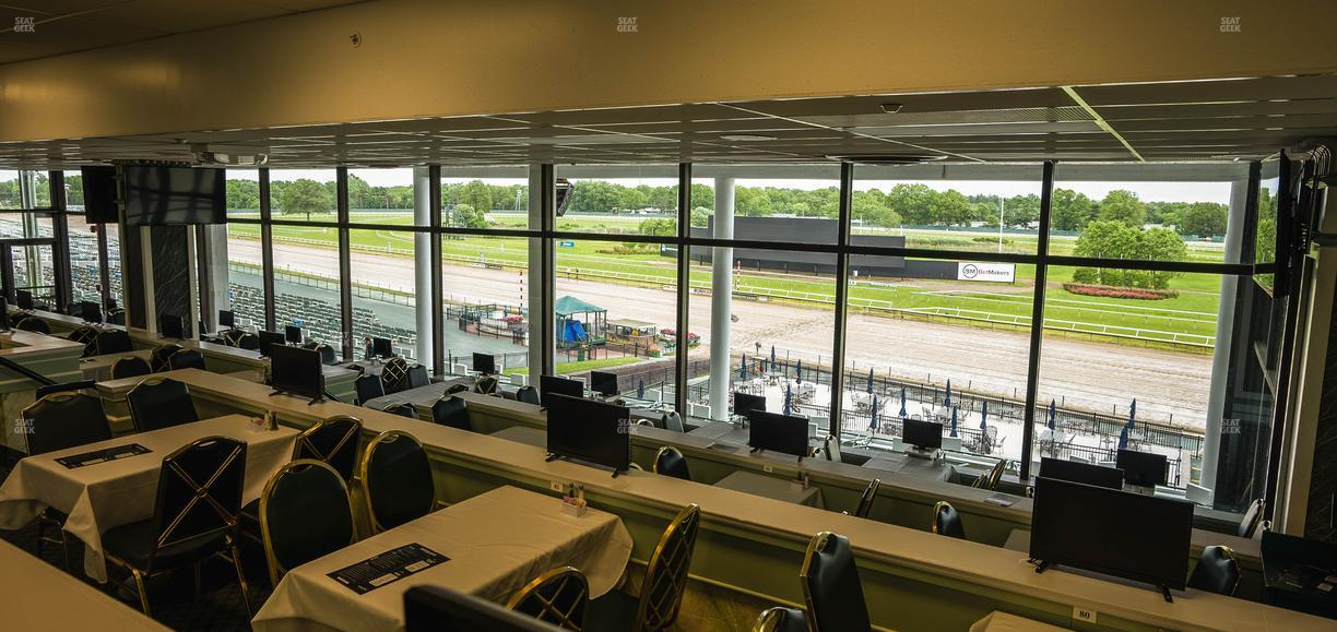 Monmouth Park - Section Dining Club Table 97 Seat View