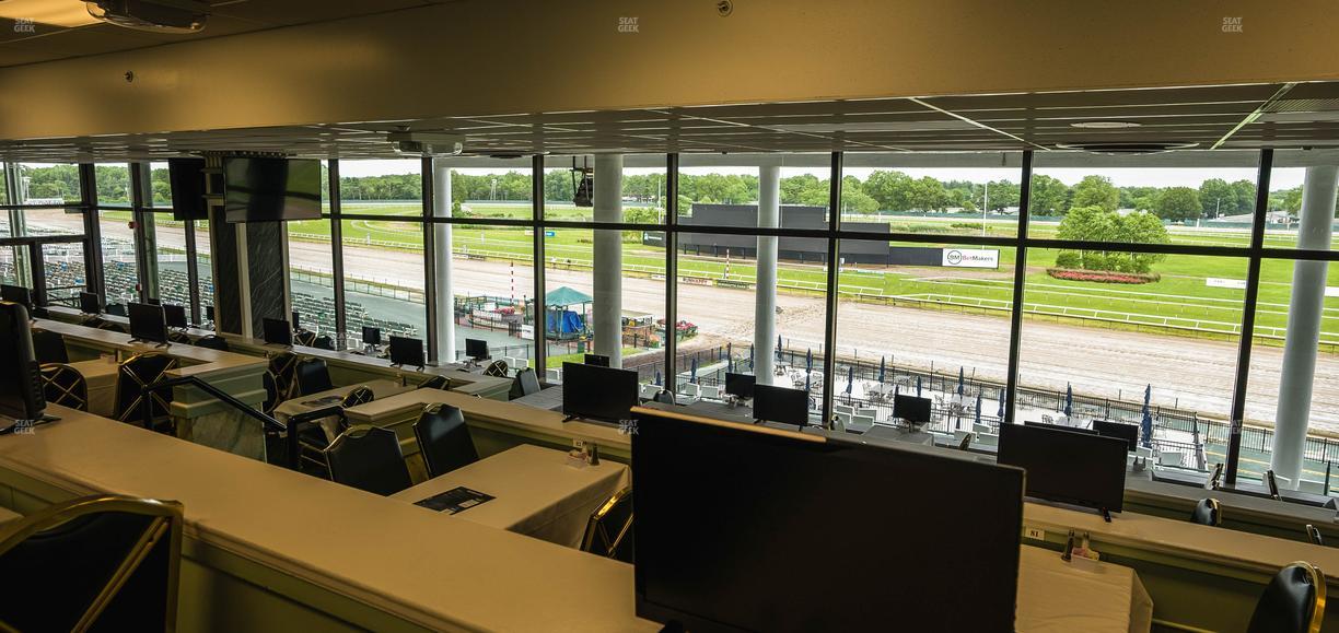 Monmouth Park - Section Dining Club Table 98 Seat View