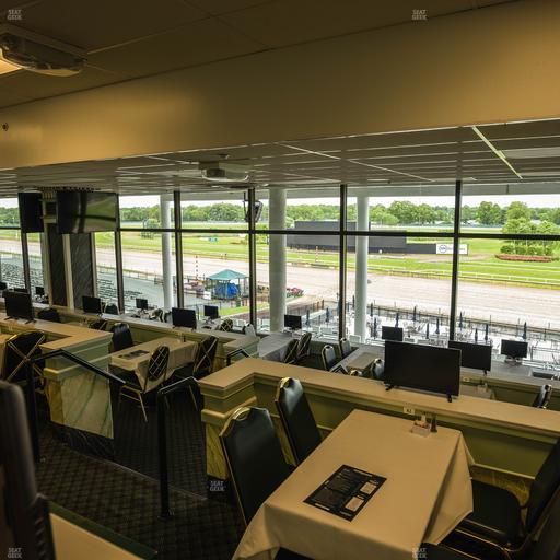 Monmouth Park - Section Dining Club Table 99 Seat View