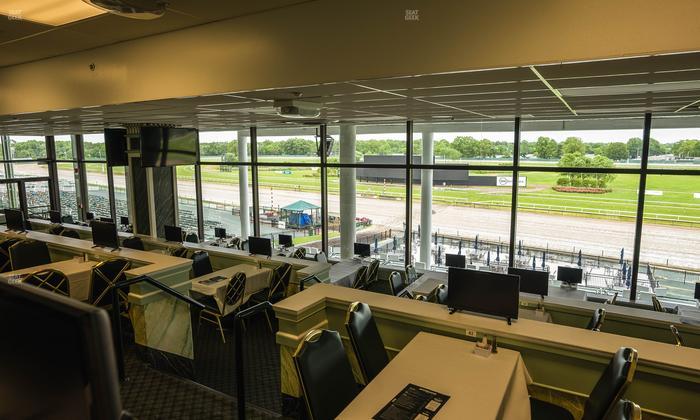 Monmouth Park - Section Dining Club Table 99 Seat View