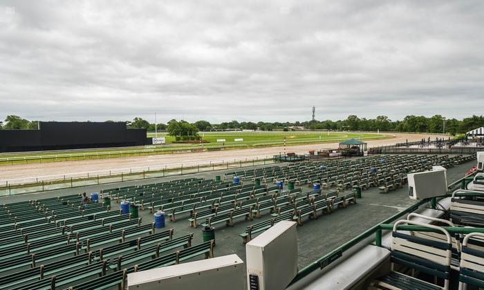 Monmouth Park - Section Grandstand Box 185 Seat View