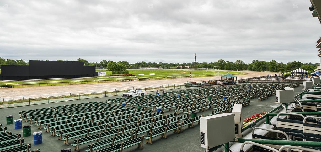 Monmouth Park - Section Grandstand Box 196 Seat View