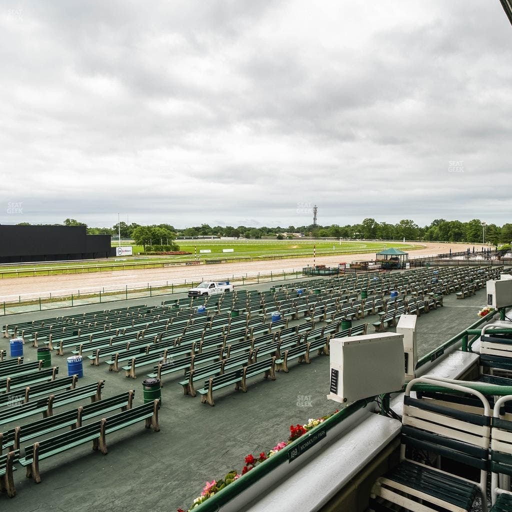 Monmouth Park - Section Grandstand Box 200 Seat View