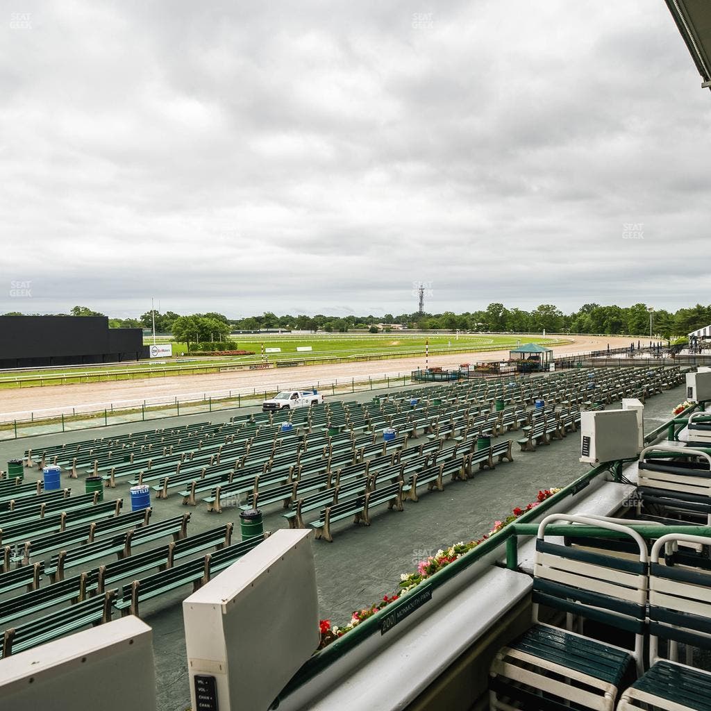 Monmouth Park - Section Grandstand Box 203 Seat View