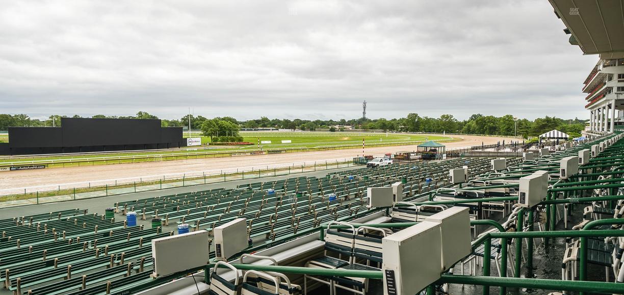 Monmouth Park - Section Grandstand Box 206 Seat View
