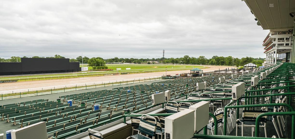 Monmouth Park - Section Grandstand Box 209 Seat View