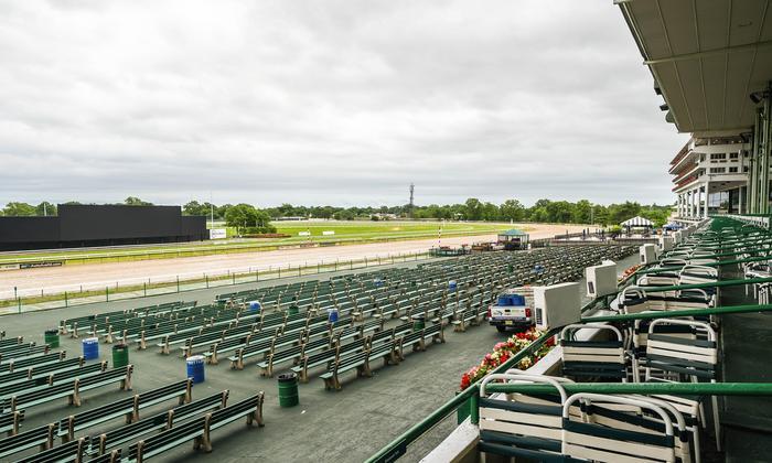 Monmouth Park - Section Grandstand Box 214 Seat View
