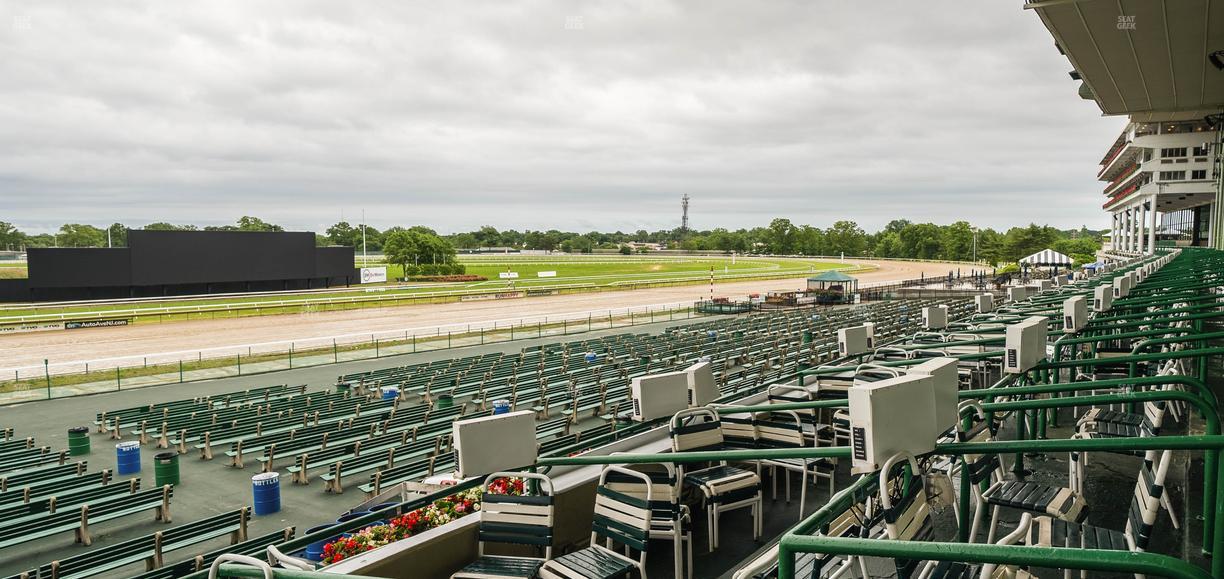 Monmouth Park - Section Grandstand Box 215 Seat View