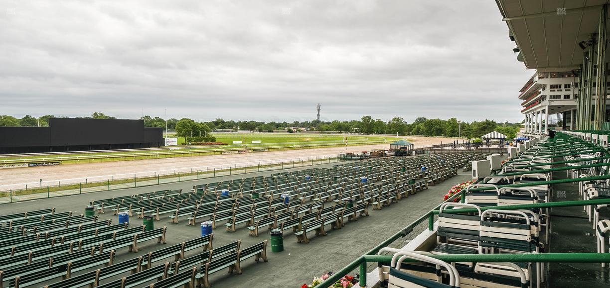 Monmouth Park - Section Grandstand Box 218 Seat View