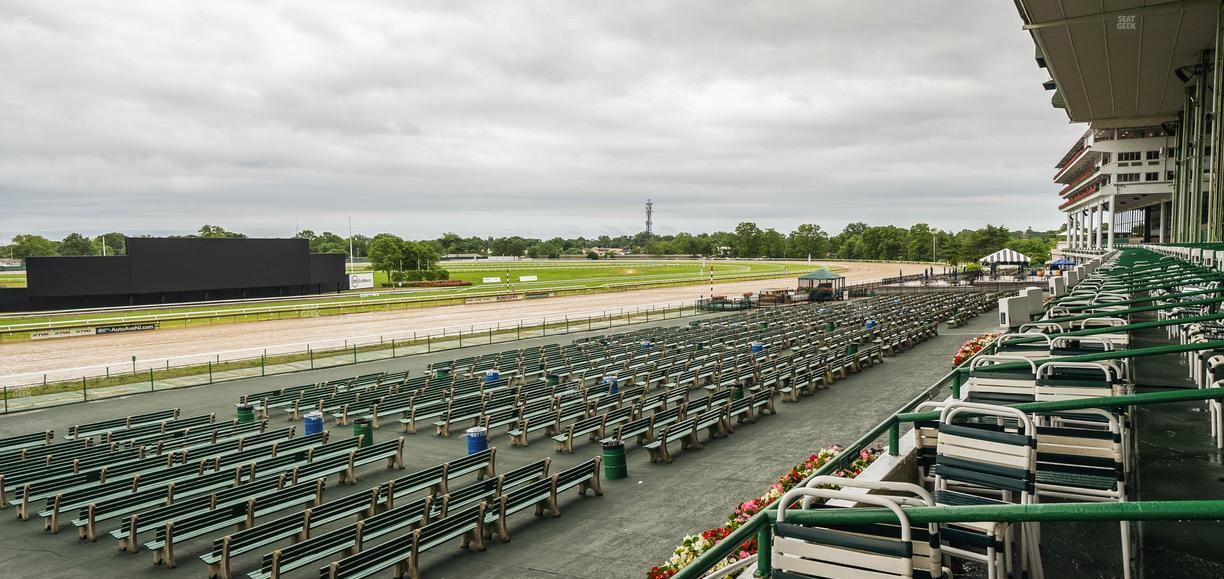 Monmouth Park - Section Grandstand Box 221 Seat View