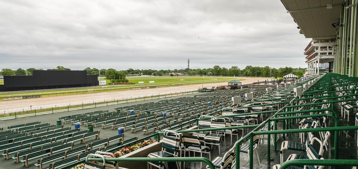 Monmouth Park - Section Grandstand Box 223 Seat View