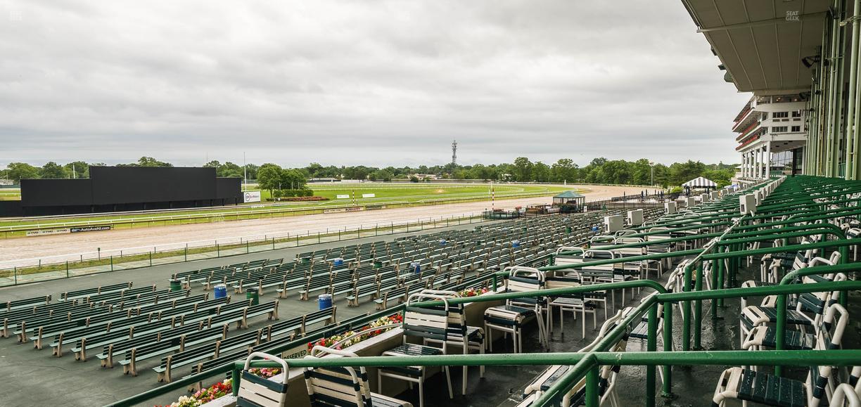 Monmouth Park - Section Grandstand Box 224 Seat View