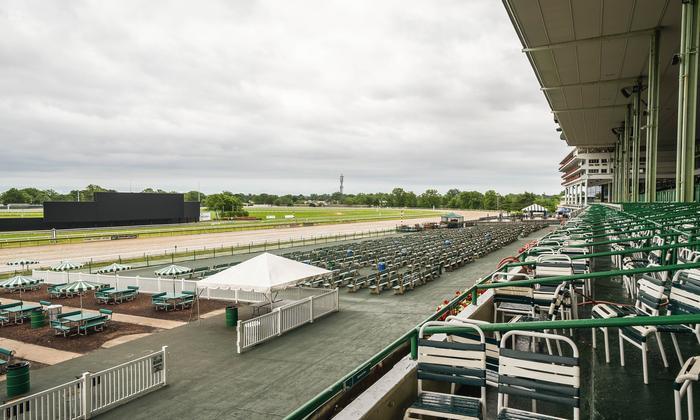 Monmouth Park - Section Grandstand Box 240 Seat View