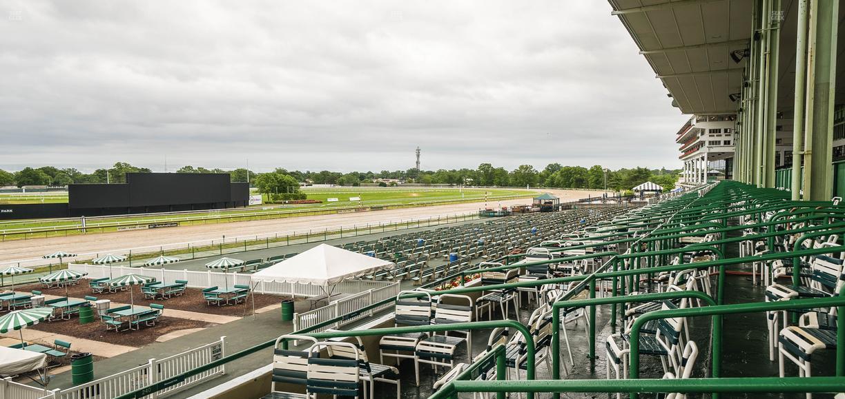 Monmouth Park - Section Grandstand Box 245 Seat View