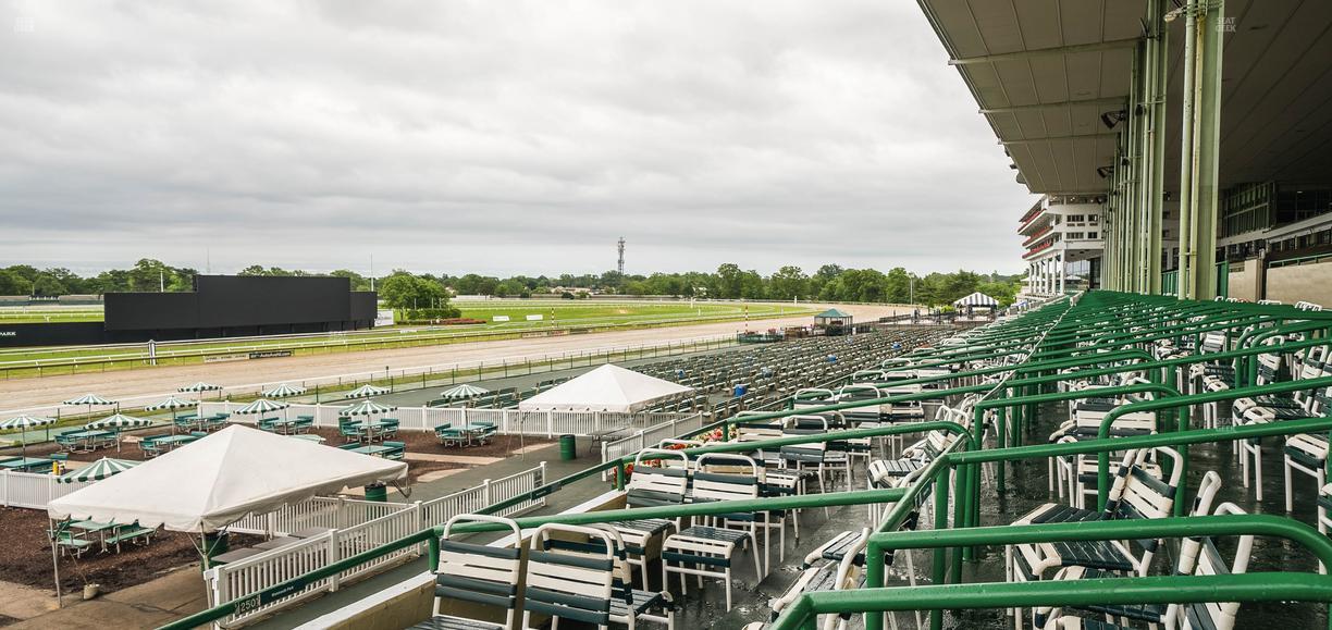 Monmouth Park - Section Grandstand Box 255 Seat View