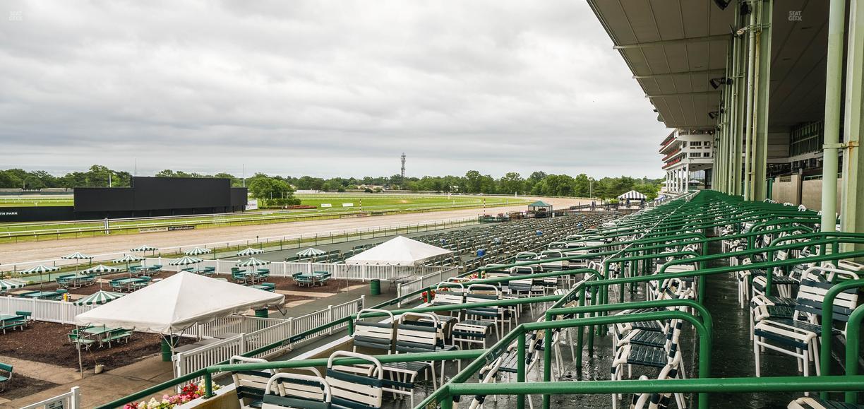Monmouth Park - Section Grandstand Box 256 Seat View