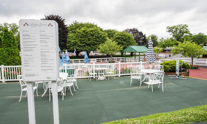 Monmouth Park - Section Ladys Secret Table 32 Seat View
