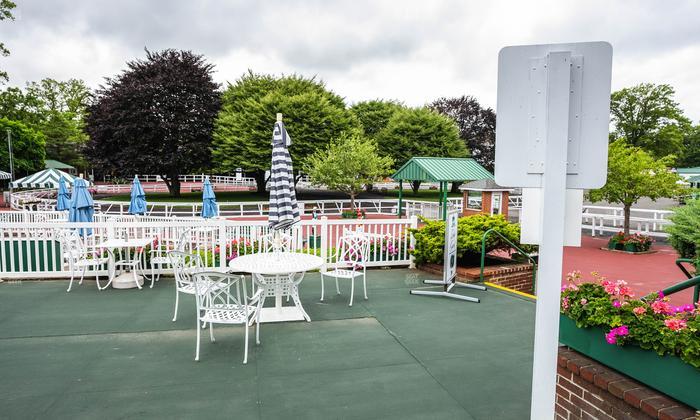 Monmouth Park - Section Ladys Secret Table 33 Seat View