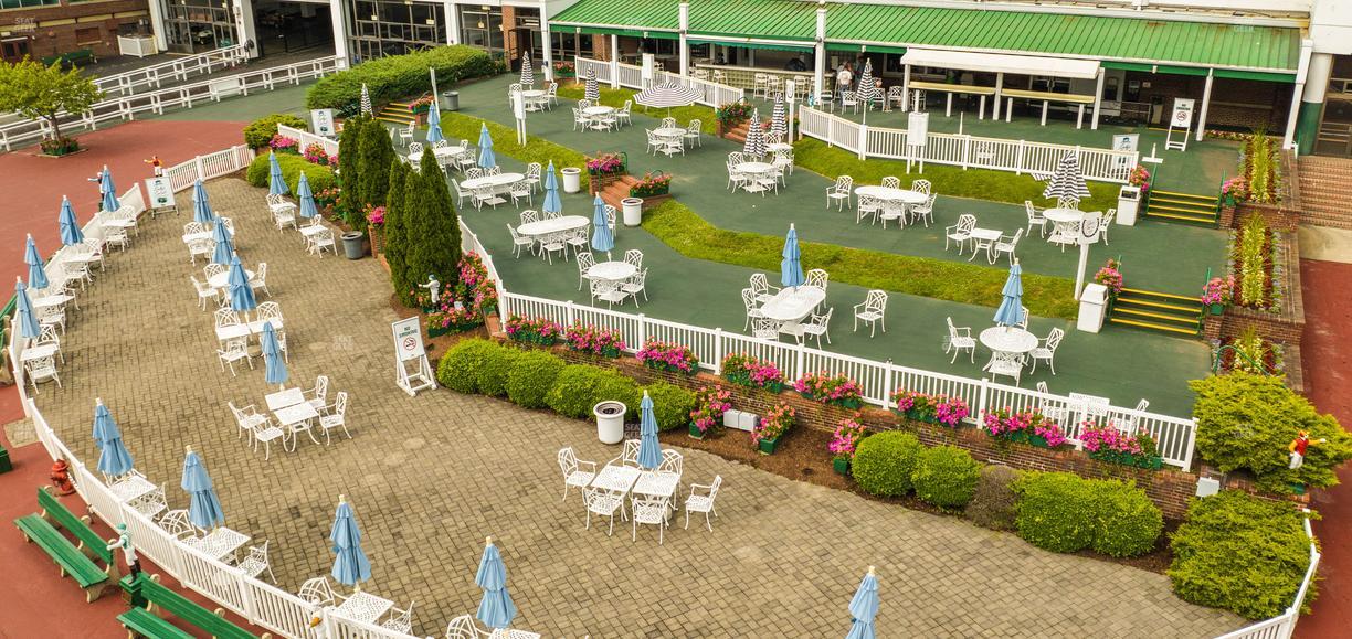 Monmouth Park - Section Ladys Secret Table 39 Seat View